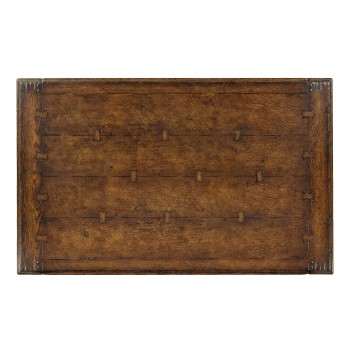 Twin Baluster Dark Oak Coffee Table