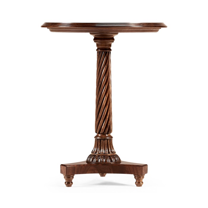 William IV Round Mahogany Lamp Table