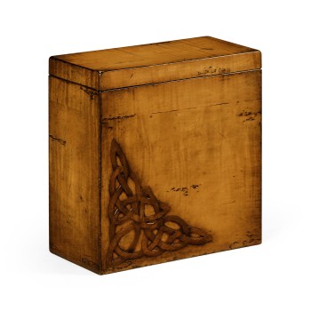 Raised Celtic Veneer Tall Box