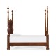 Four Poster Mahogany UK Queen Bed