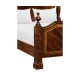 Four Poster Mahogany UK Queen Bed