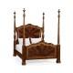 Four Poster Mahogany UK Queen Bed