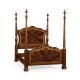 Four Poster Mahogany UK Queen Bed