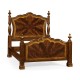 Four Poster Mahogany UK Queen Bed