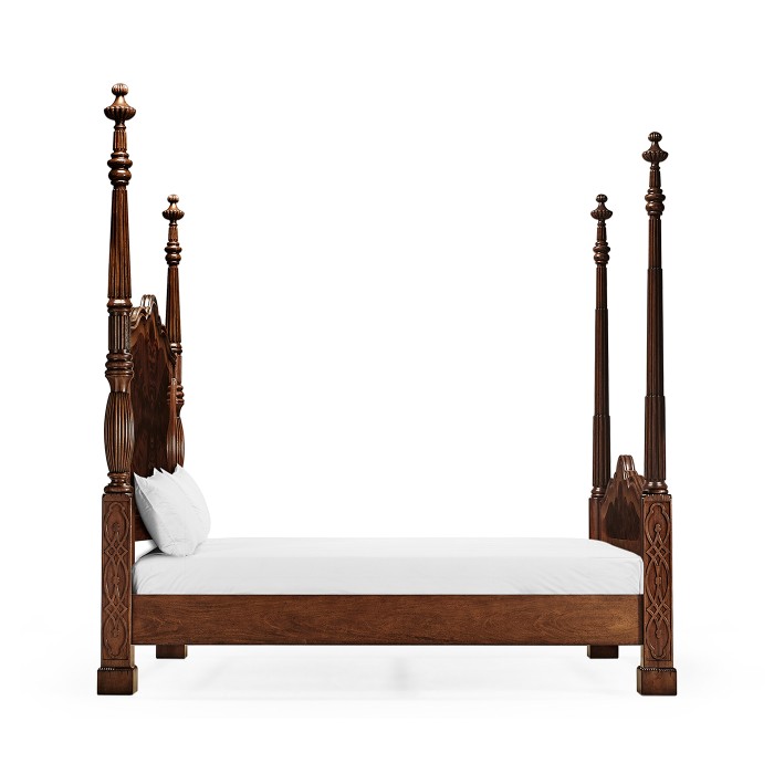 Four Poster Mahogany US King Bed