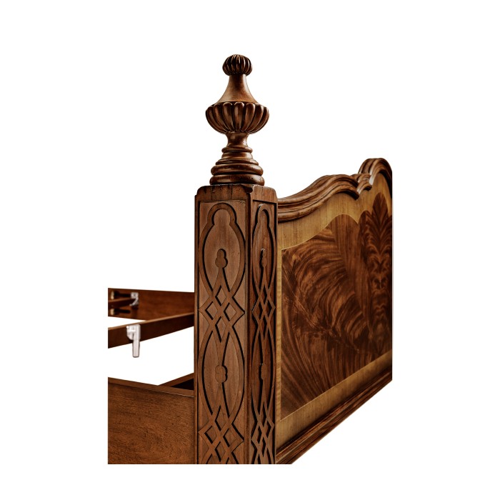 Four Poster Mahogany US King Bed