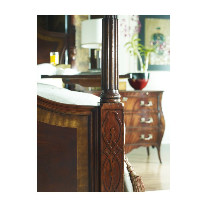 Four Poster Mahogany US King Bed