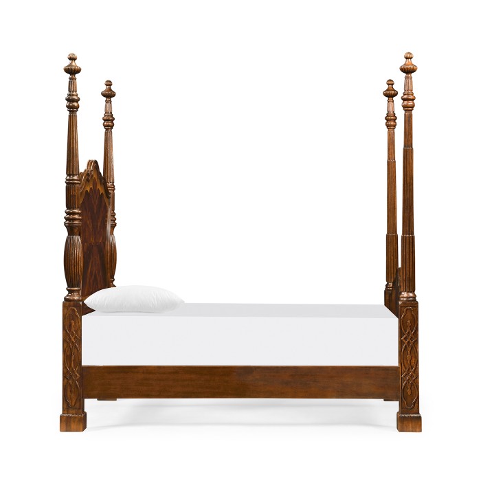 Four Poster Mahogany US Queen Bed