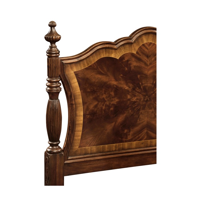 Four Poster Mahogany US Queen Bed
