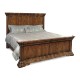Serpentine Walnut US King Bed