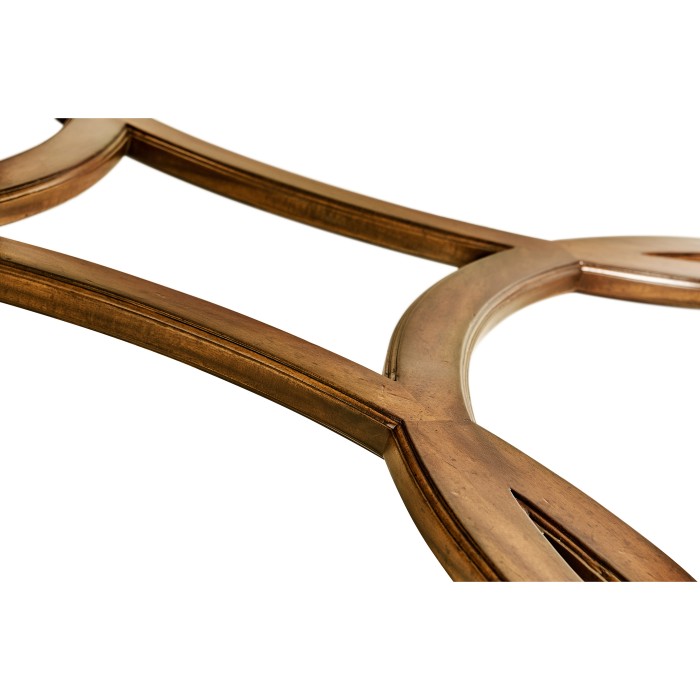 Circular Oyster & Églomisé Coffee Table