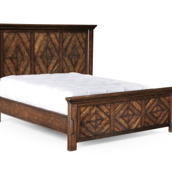 Crotch Walnut UK Queen Bed