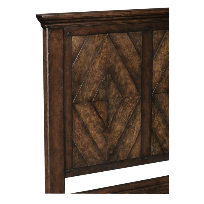 Crotch Walnut Cali King Bed