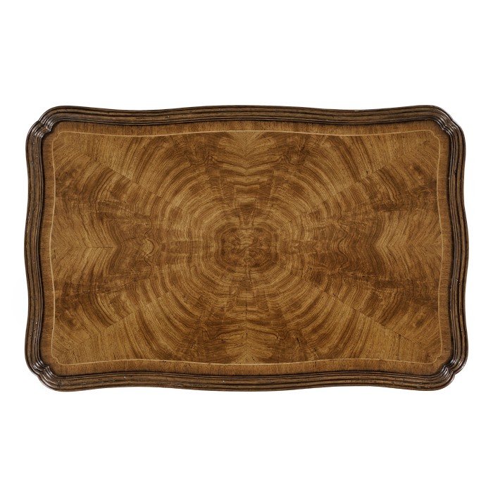 Walnut rococo side table