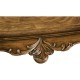 Walnut rococo side table