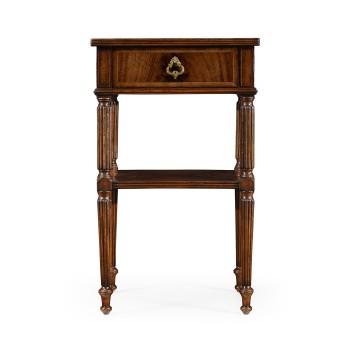 Regency Mahogany Bedside Table