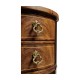 Crotch Walnut Demilune Narrow Tables
