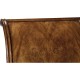 Walnut Sleigh US King Bed