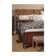 Walnut Sleigh US King Bed