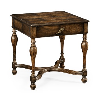 Black Square Side Table