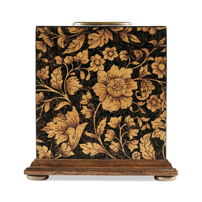 Black Chinoiserie Tissue Box