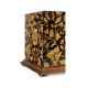 Black Chinoiserie Tissue Box