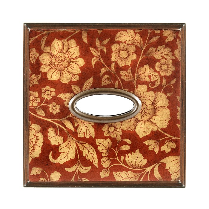Red Chinoiserie Tissue Box