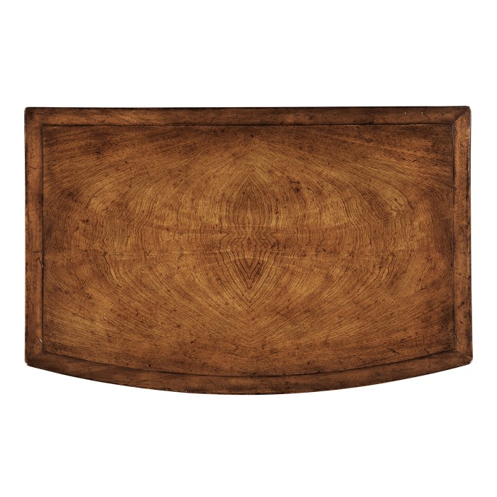 Crotch Walnut Bedside Chest of Drawers