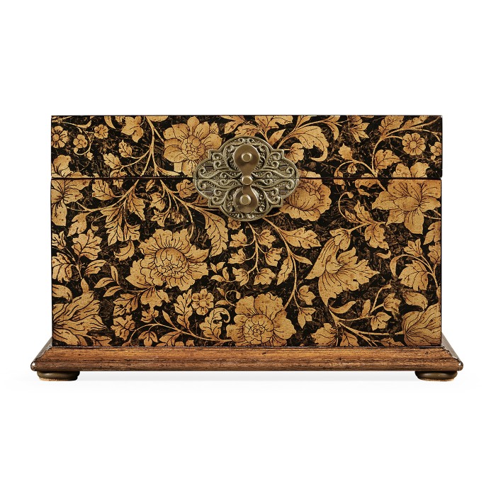 Black Chinoiserie Jewellery Box