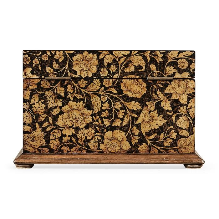 Black Chinoiserie Jewellery Box