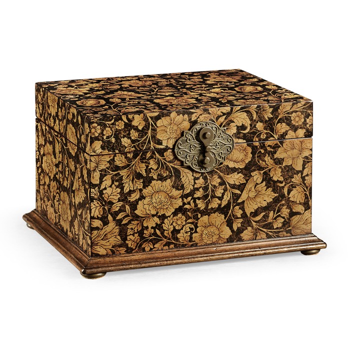 Black Chinoiserie Jewellery Box