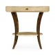 Art Deco Round Side Table with Drawer