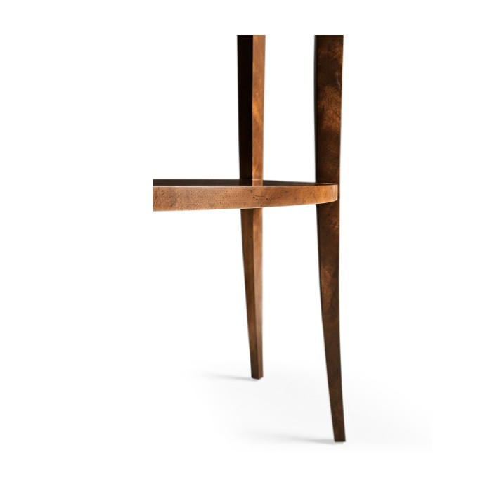 Boxwood stringing demilune console