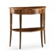 Boxwood stringing demilune console