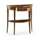 Boxwood stringing demilune console