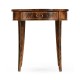 Round Antique Mahogany Side Table