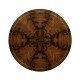 Round Antique Mahogany Side Table