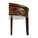 Round Antique Mahogany Side Table