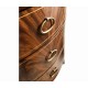 Biedermeier style mahogany demilune cabinet