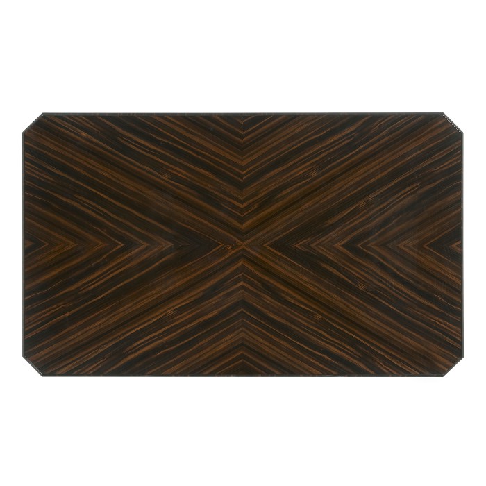 Rectangular Art Deco Macassar Ebony High Lustre Coffee Table