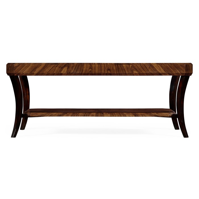 Art Deco Satin Rectangular Coffee Table
