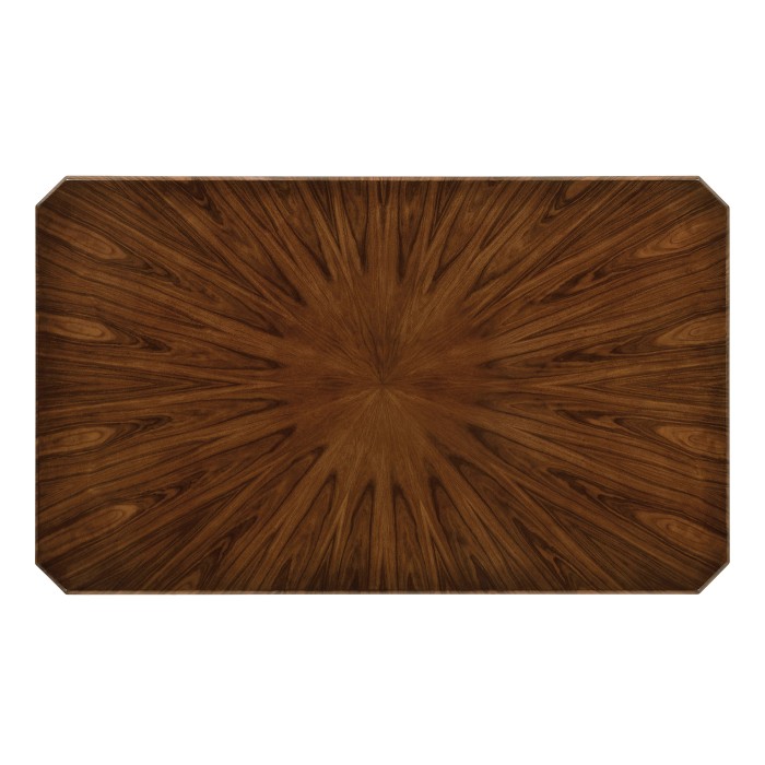 Art Deco Satin Rectangular Coffee Table