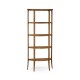 Biedermeier Style Walnut Five-Tier Étagère (Walnut)