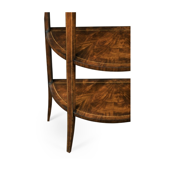 Biedermeier Style Five-Tier Étagère (Mahogany)