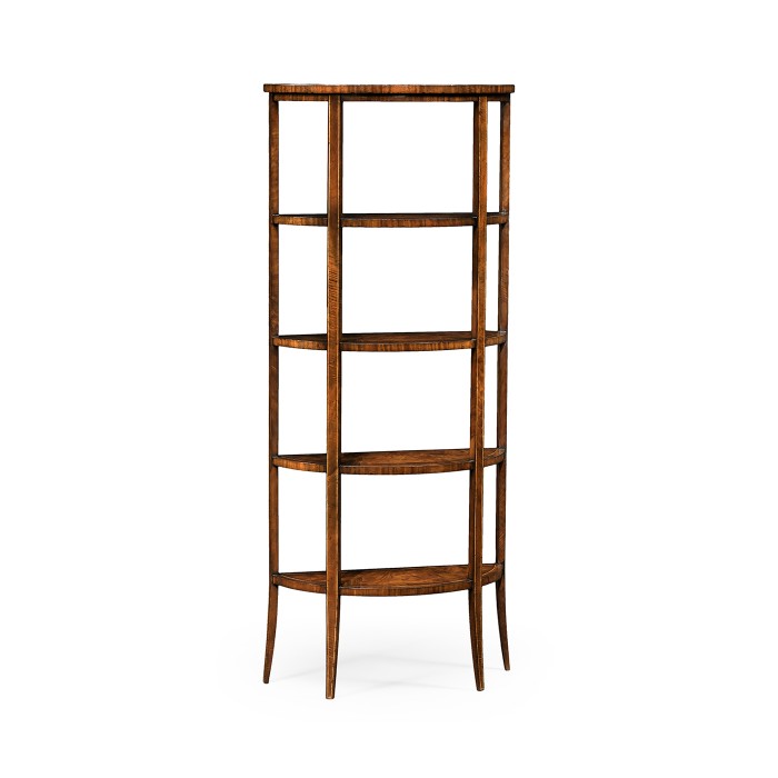 Biedermeier Style Five-Tier Étagère (Mahogany)