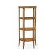 Biedermeier style walnut four-tier étagère (Walnut)
