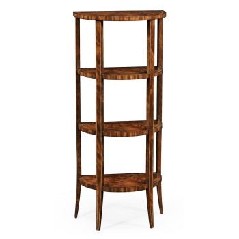 Biedermeier style four-tier étagère (Mahogany)