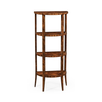Biedermeier style four-tier étagère (Mahogany)