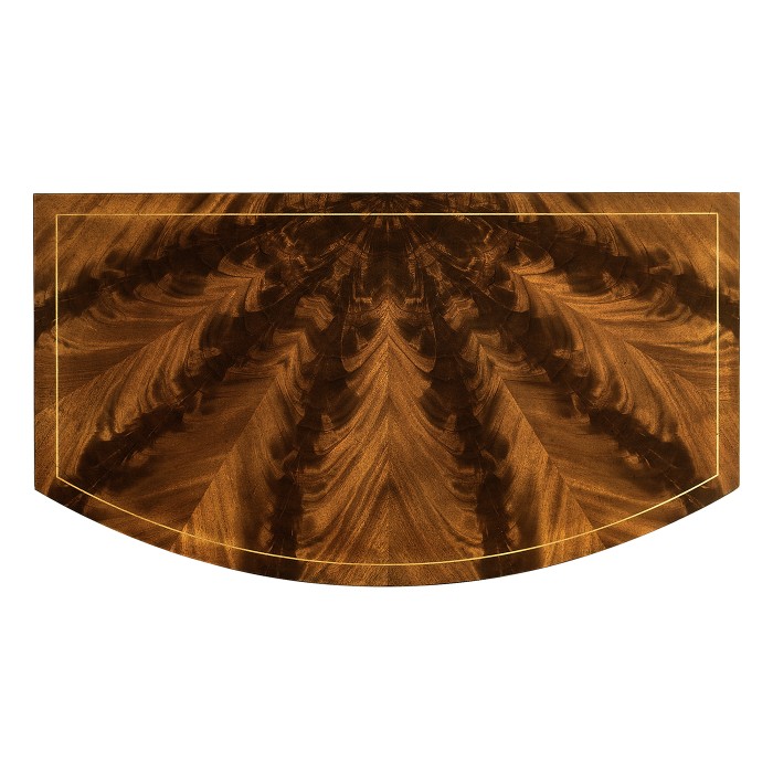 Biedermeier Style Mahogany Bow Front Chest