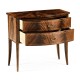 Biedermeier Style Mahogany Bow Front Chest